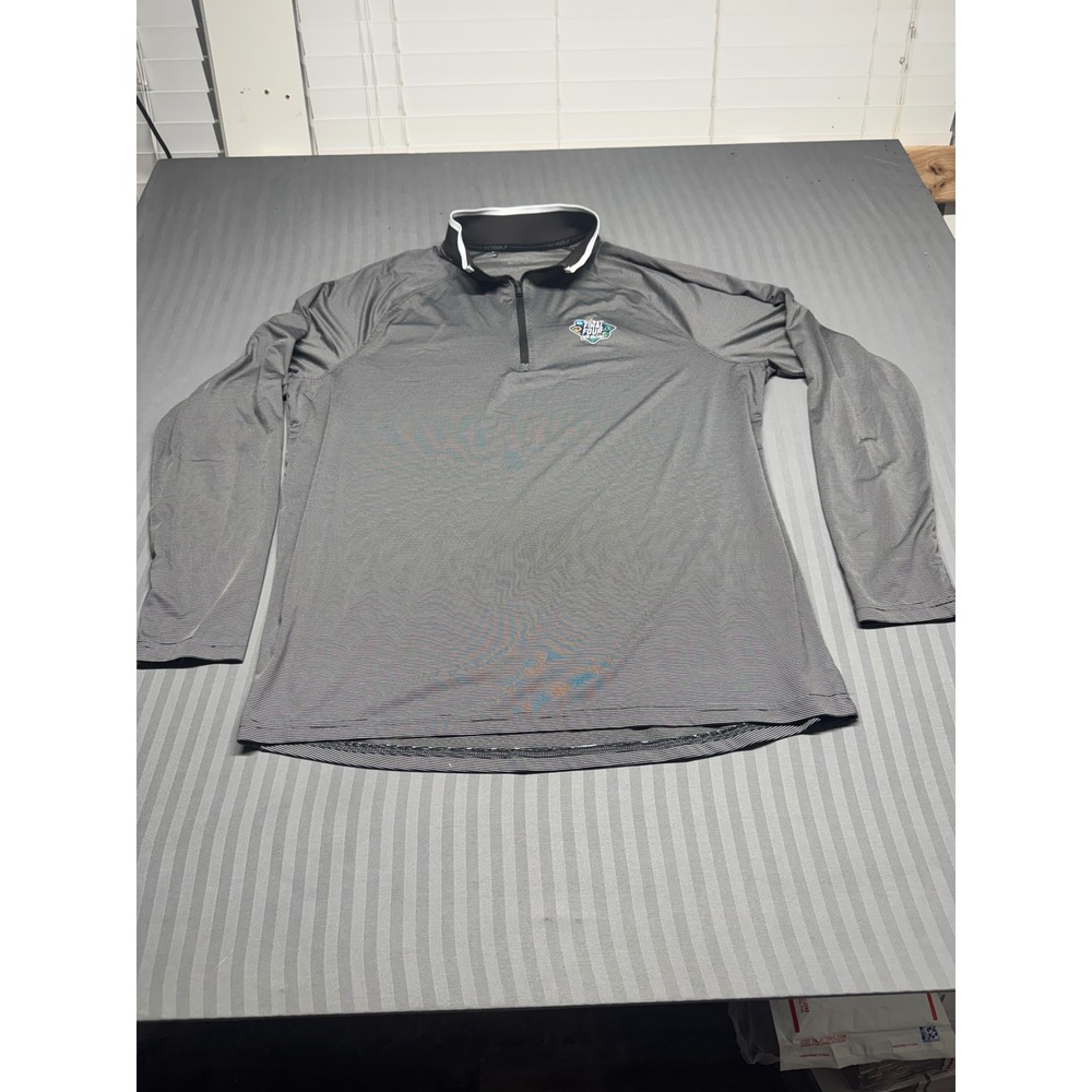 Under Armour Mens 2022 Final Four New Orleans 1/4 Zip Golf Pullover Grey XL